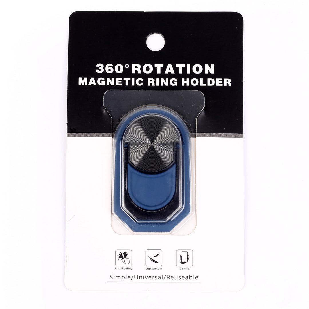 360 Rotation Magnetic Ring Holder- Navyblue - Obeezi.com