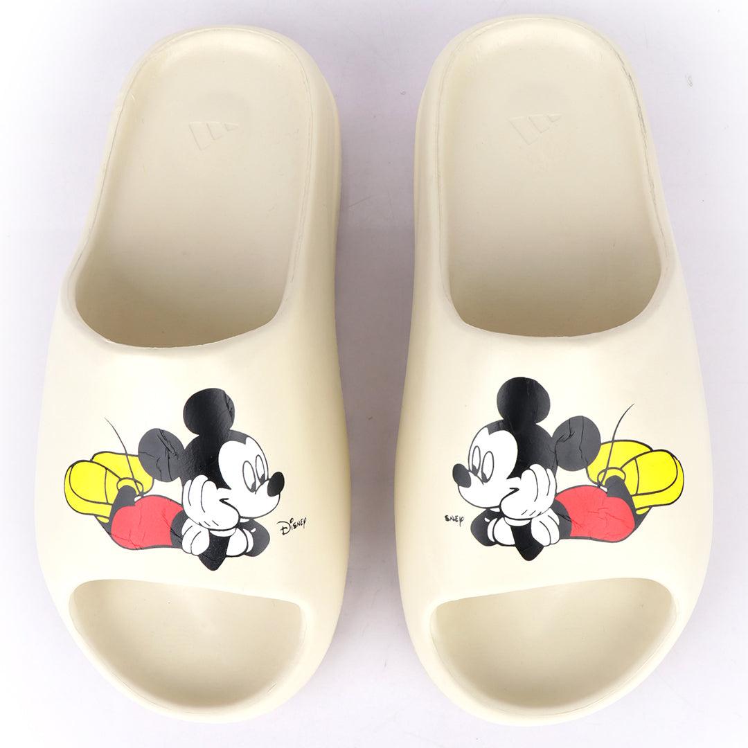AD Mickey Mouse Slides-Cream - Obeezi.com
