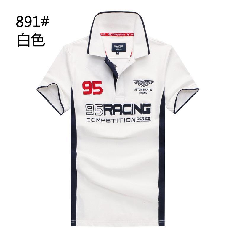 Aston Martin Racing 95 Hacket White Polo Shirt - Obeezi.com