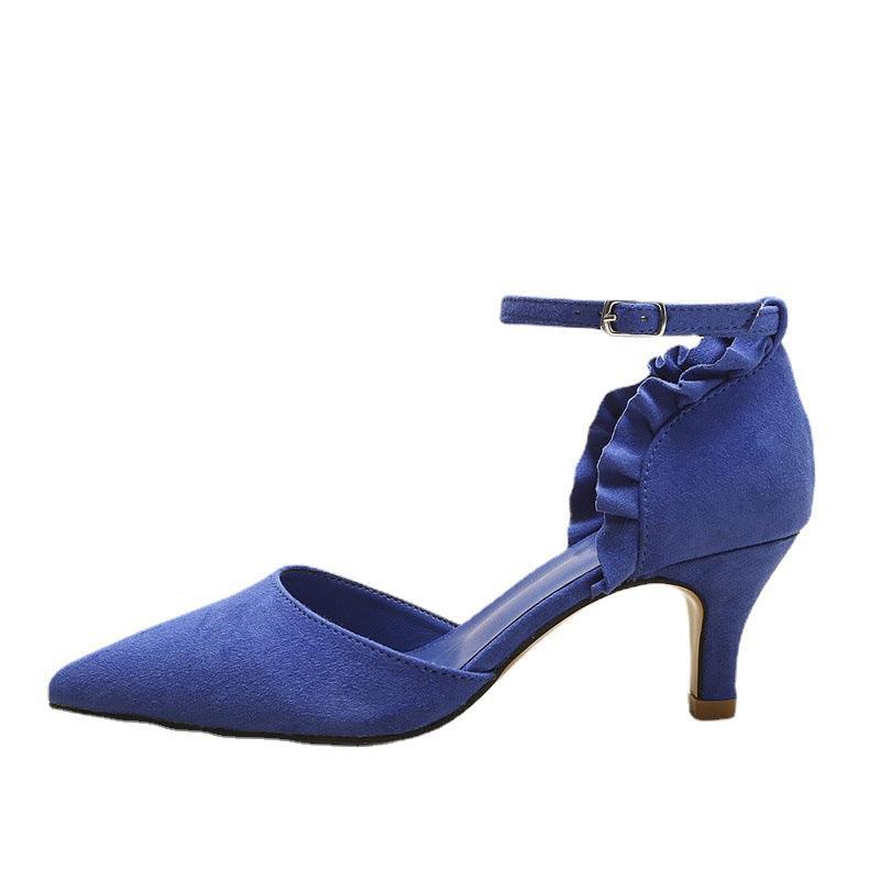 Boss Lady Designed High Heel Shoe - Blue - Obeezi.com
