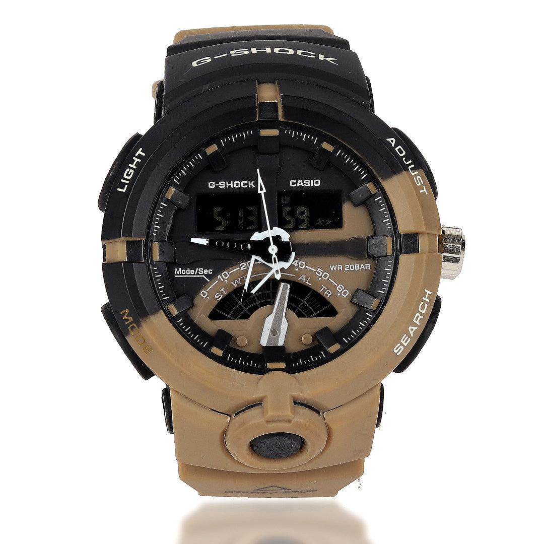 Casio G-Shock Men's Waterproof Black Brown Wristwatch - Obeezi.com