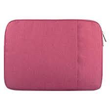 Custom Logo Travel Office Waterproof Laptop Sleeve- Pink - Obeezi.com