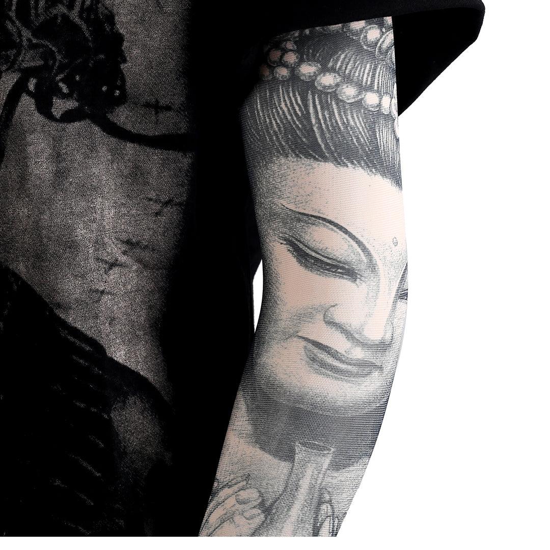 Hand Body Prayer Image Tattoo Sleeve - Obeezi.com