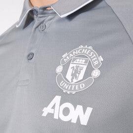 Manchester United 2017/18 Training Polo Shirt Grey - Obeezi.com