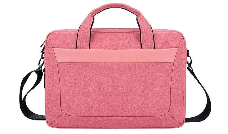 Oxford Men's Portable And Expandable Laptop Bag-Pink - Obeezi.com