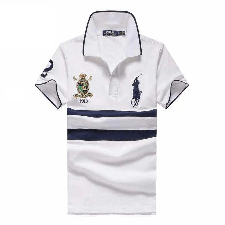 Ralp Skinny Fit Cotton Polo Shirt- White - Obeezi.com