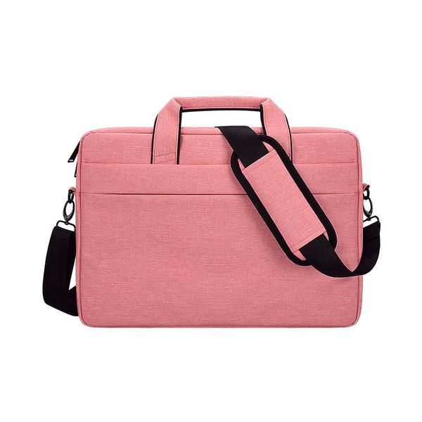 Shockproof Business Laptop Shoulder Bag-Pink - Obeezi.com
