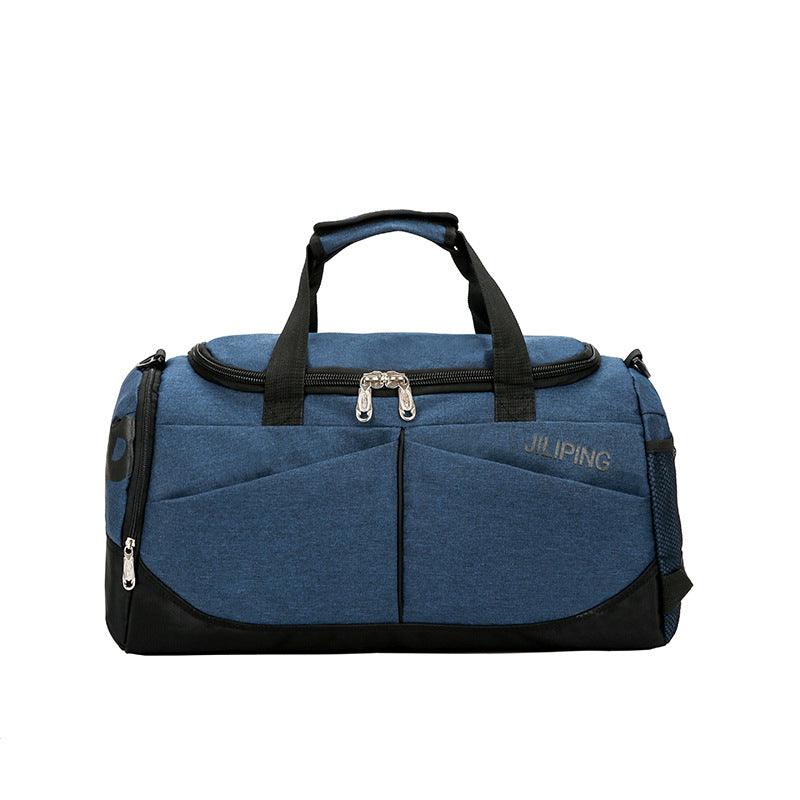 Vintage Multi-Dimensional Travel Bag- Blue - Obeezi.com