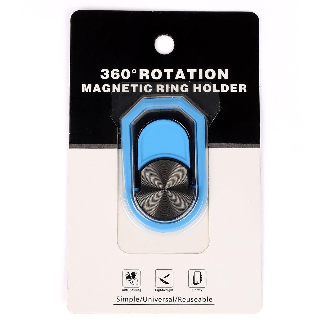 360 Rotation Magnetic Ring Holder- Skyblue - Obeezi.com
