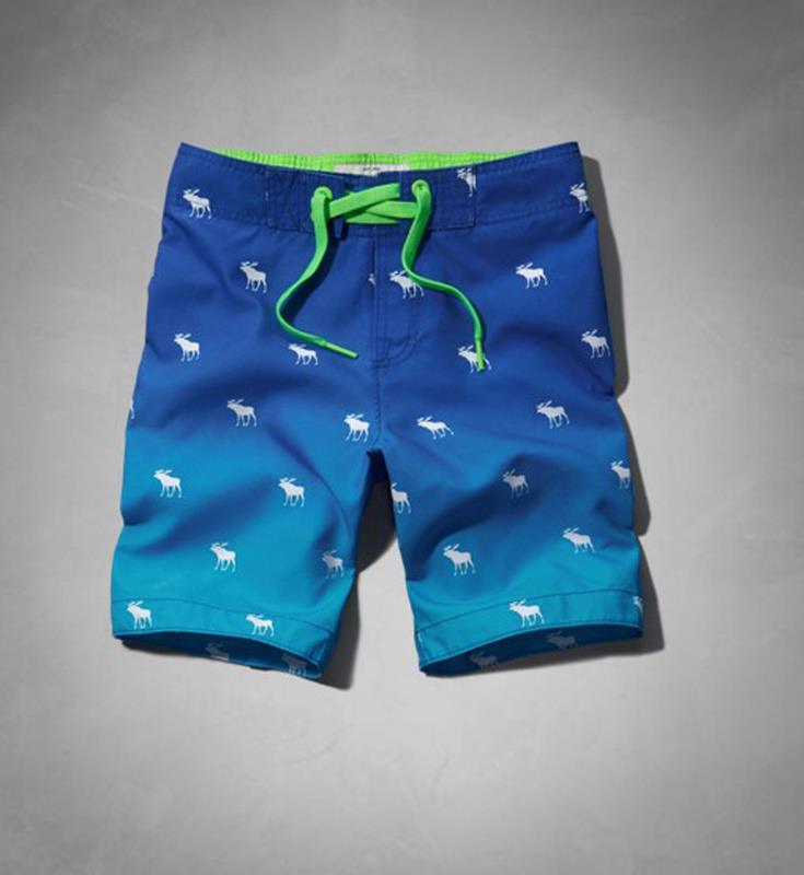 Abercrombie and Fitch Bow Logo Short Blue - Obeezi.com