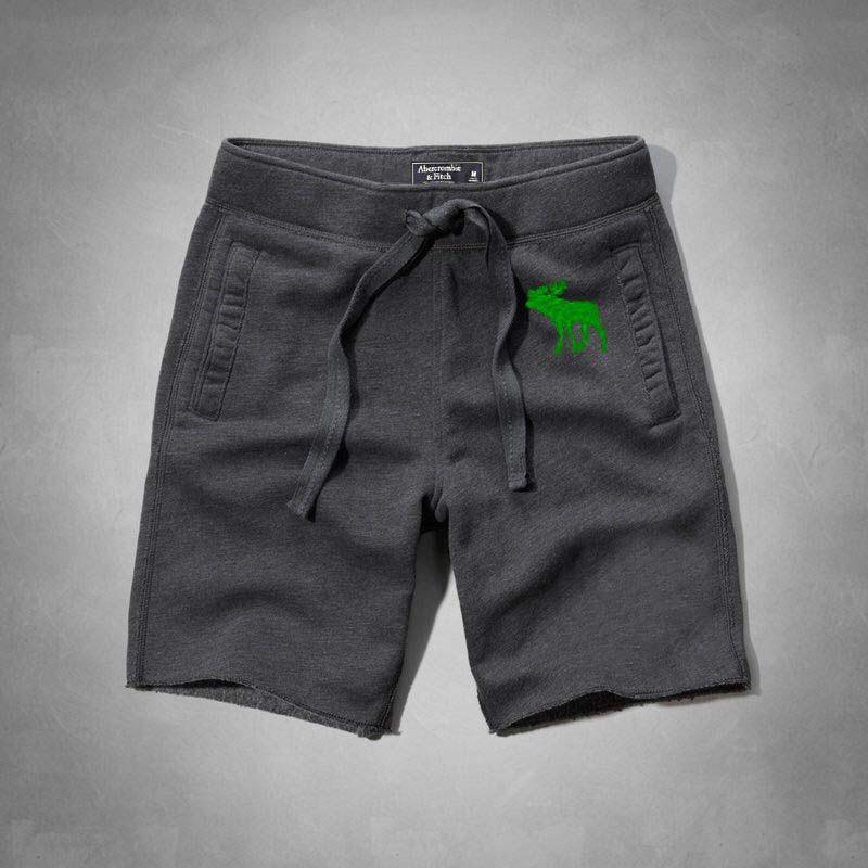 Abercrombie And Fitch Classic Ash SweatPants Joggers Green Logo Short - Obeezi.com