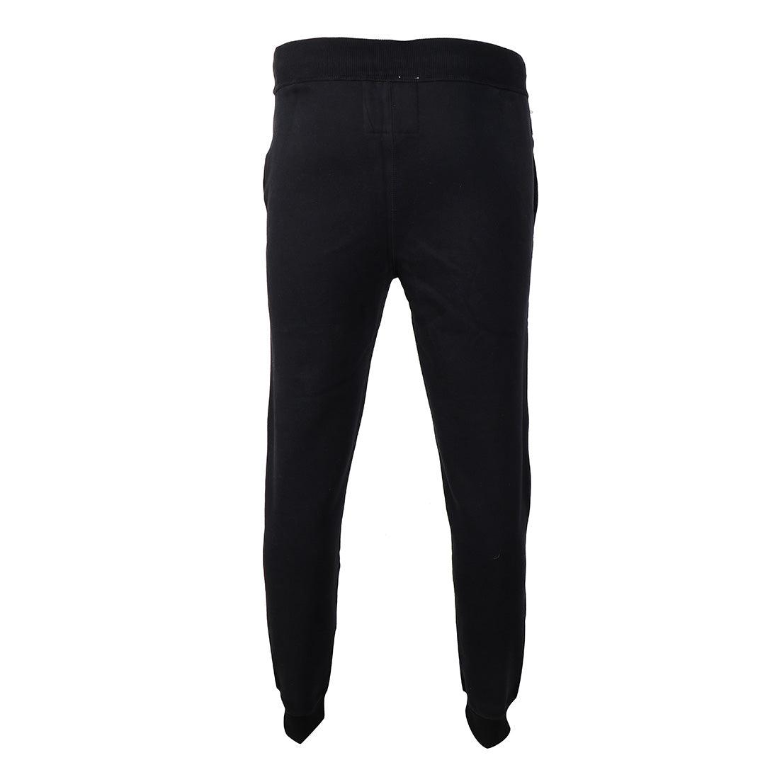 Abercrombie And Fitch Embroidered Moose Designed Black Joggers - Obeezi.com