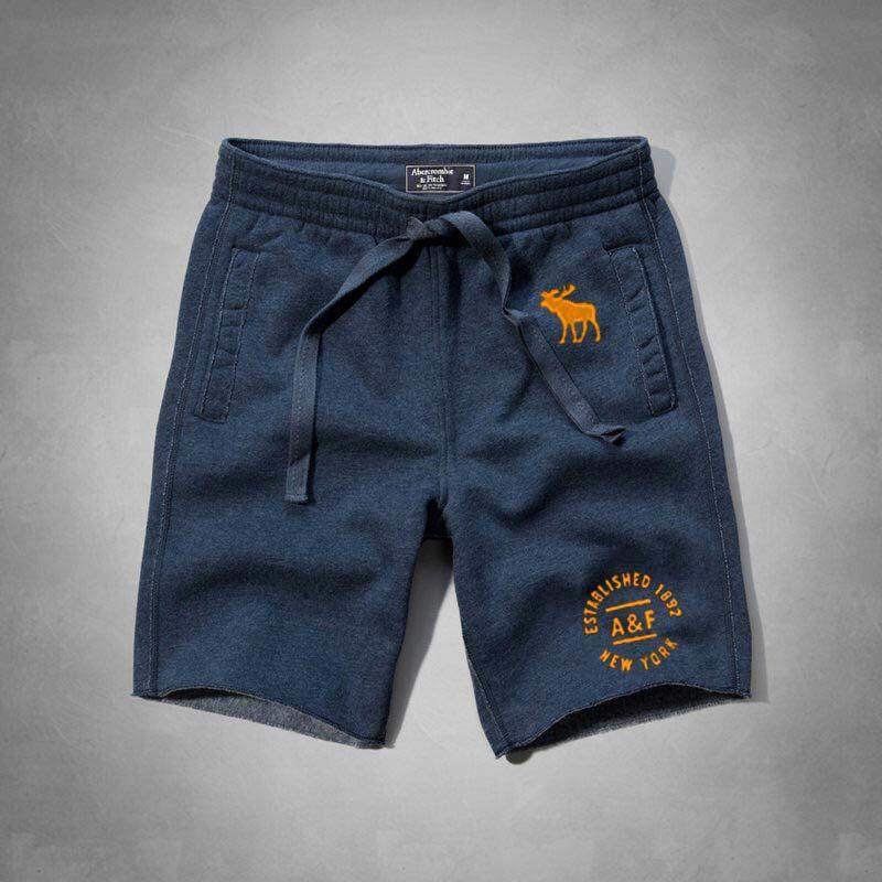 Abercrombie And Fitch Men's Short -Blue and Yellow - Obeezi.com