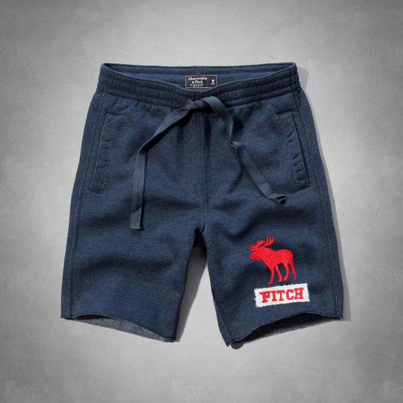 Abercrombie And Fitch Men's With Logo Crested Red-Blue - Obeezi.com
