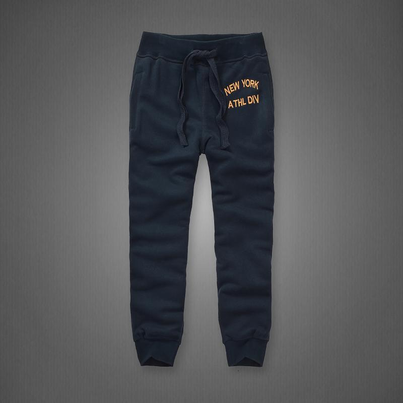 Abercrombie And Fitch New York Athletic Division Navy Blue Joggers - Obeezi.com