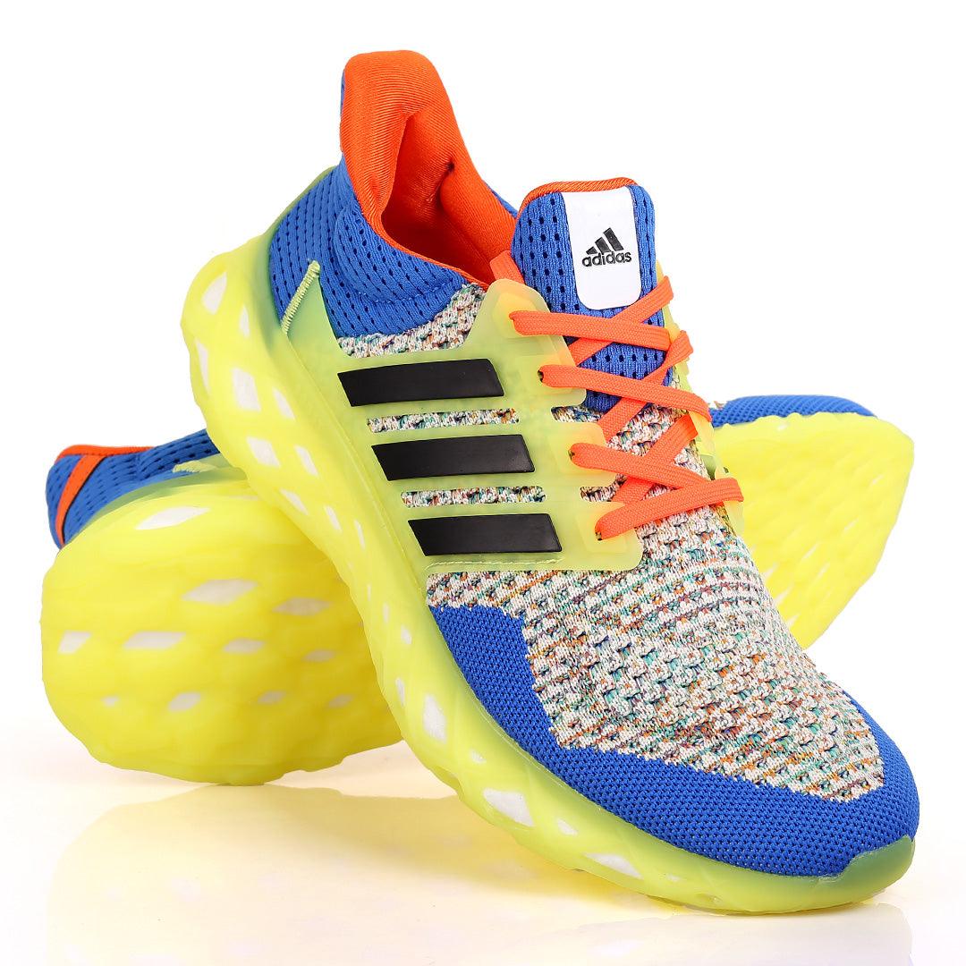 AD Boost Multi-Coloured Drift Men's Running Sneakers With Lemon Sole - Obeezi.com