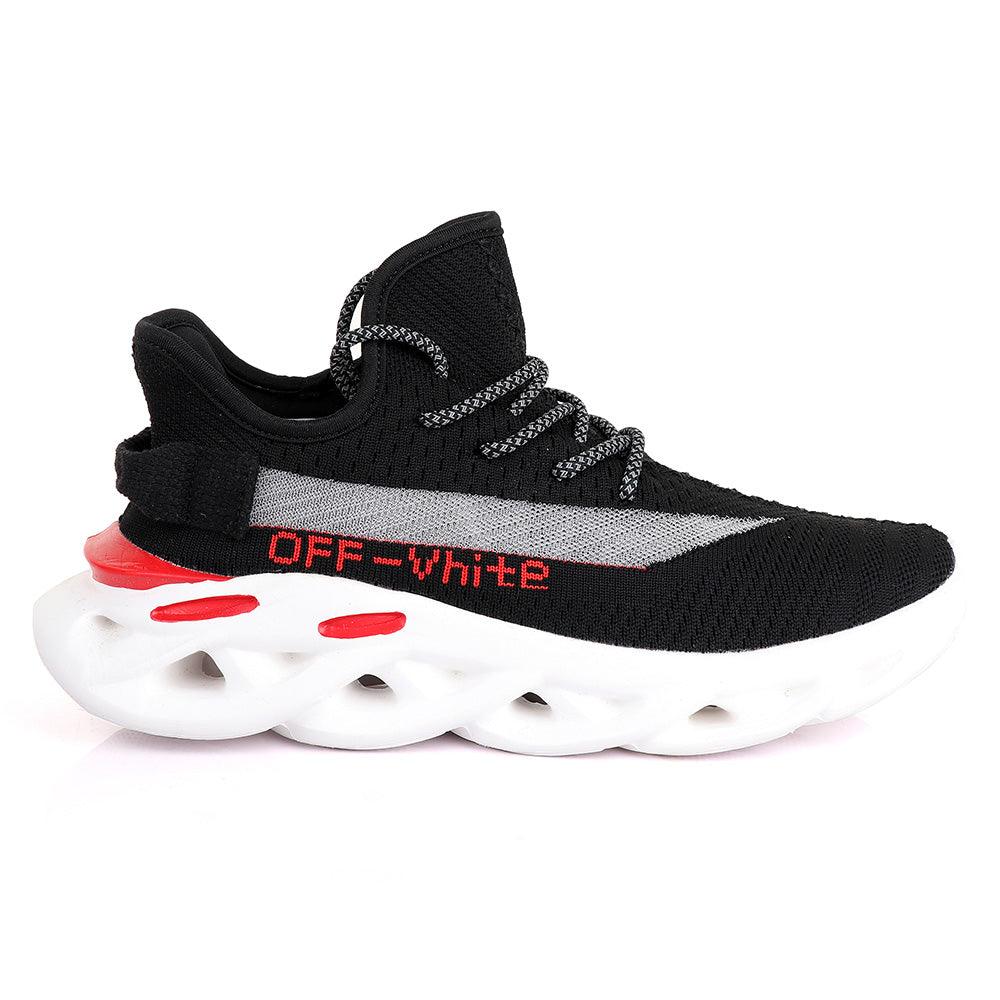 Ad Off white Black and White Sneakers - Obeezi.com
