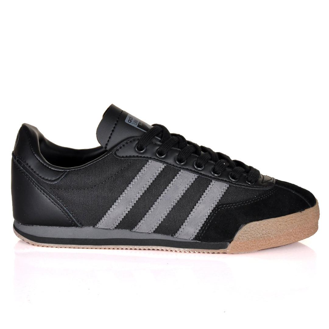 AD Samba OG 3 Stripes Low Sneakers- Black Brown - Obeezi.com