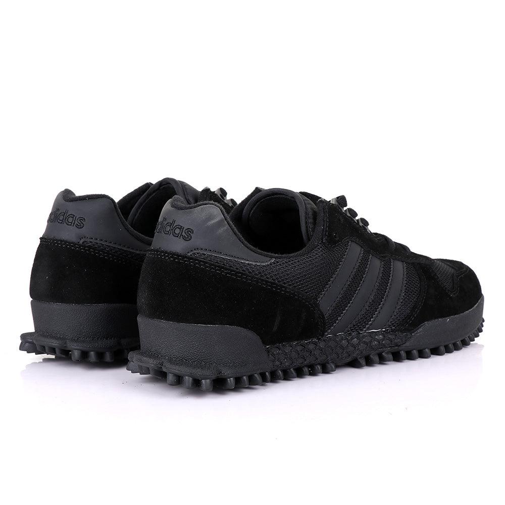 Ad Simplified Fabric Black Sneakers - Obeezi.com