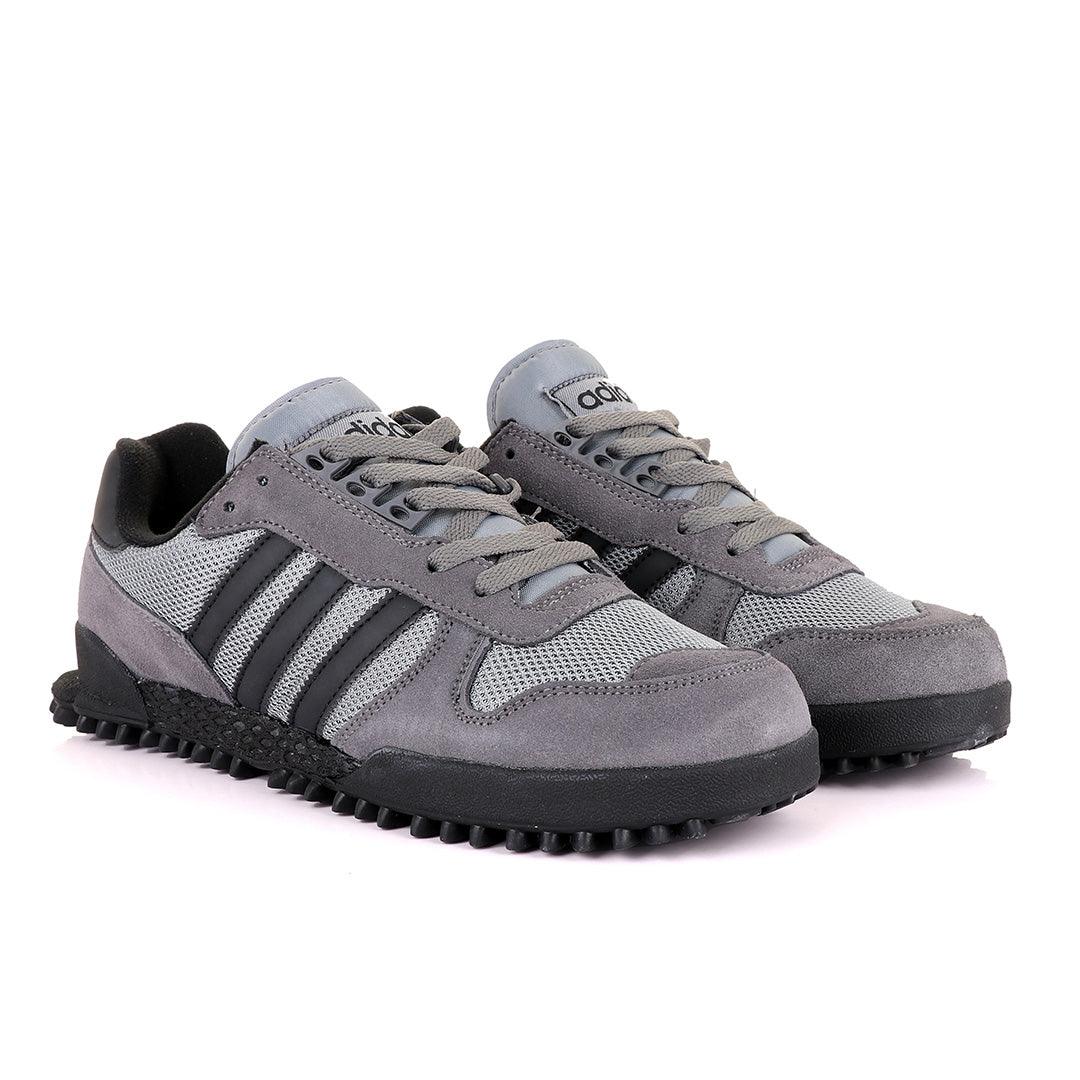 Ad Simplified Fabric Grey Sneakers - Obeezi.com