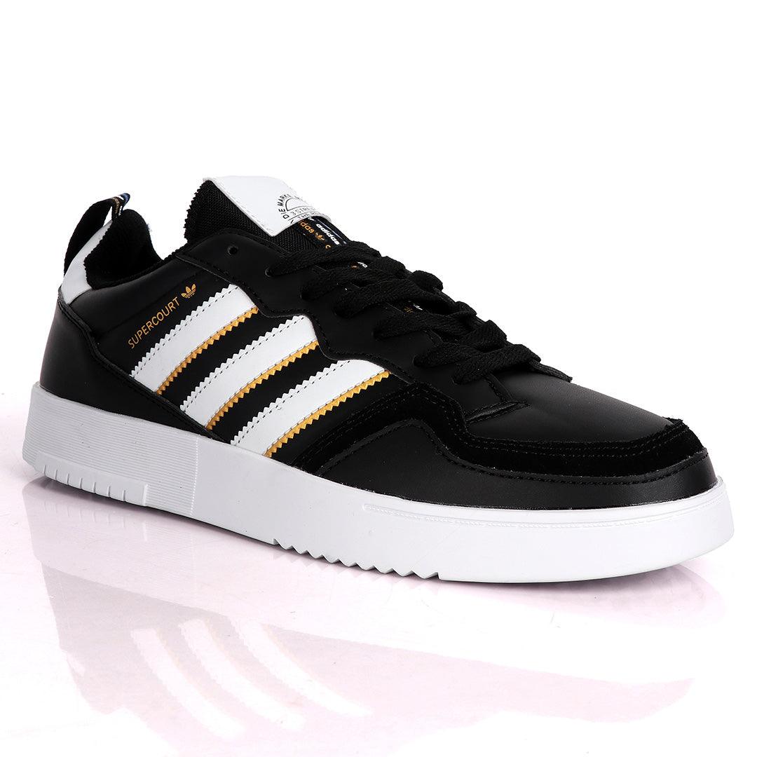 AD SuperCourt Trendy Black And White Sneakers - Obeezi.com
