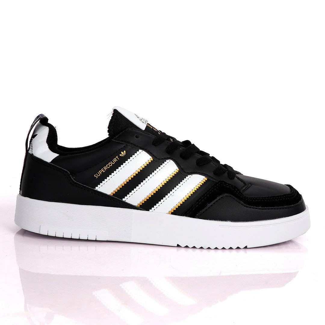 AD SuperCourt Trendy Black And White Sneakers - Obeezi.com