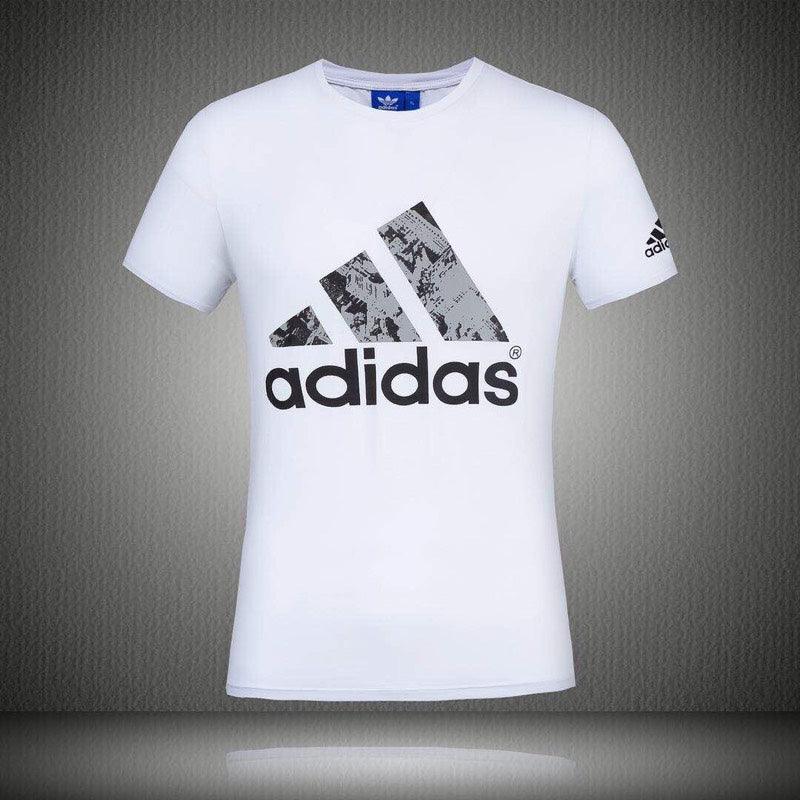 Adidas 3-Stripes Camo Perforated T-Shirt White - Obeezi.com