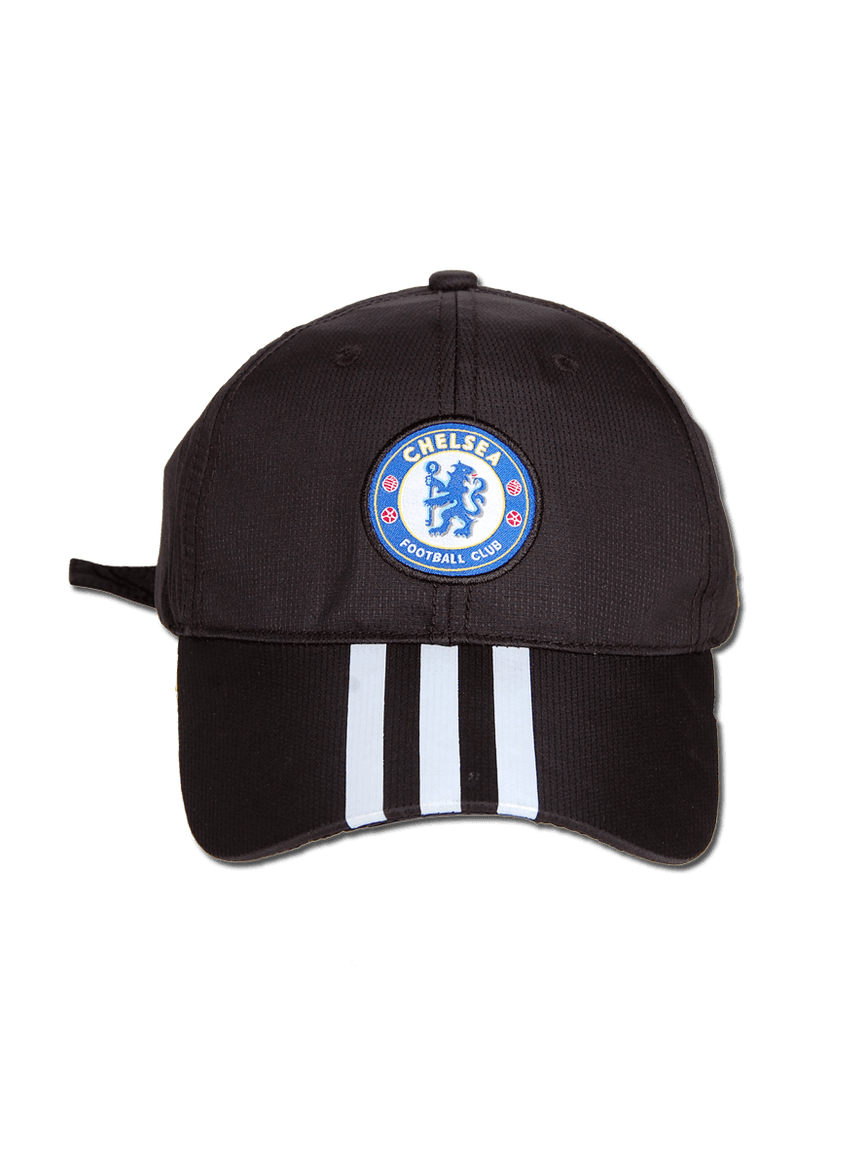 Adidas Chelsea FC 3-Stripes Cap Black - Obeezi.com