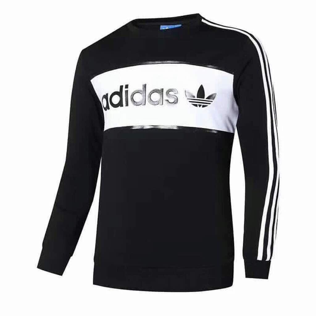 Adidas Heritage Berti Longsleeve Track Jacket - Black and White - Obeezi.com