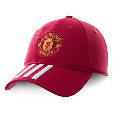 Adidas Manchester United FC 3-Stripes Cap Red - Obeezi.com