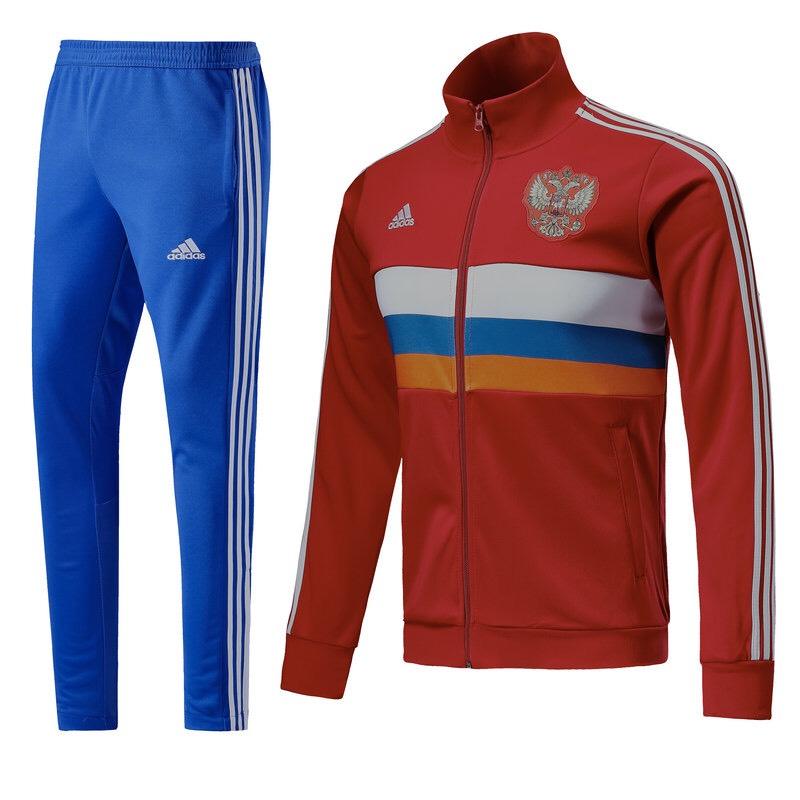 Adidas Men's sports tracksuit- blue Multi Color stripes - Obeezi.com