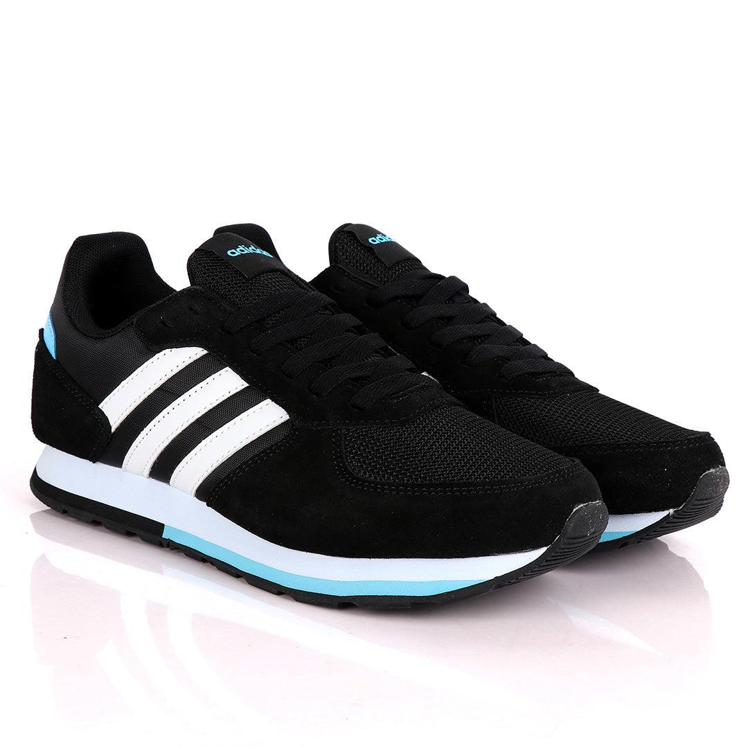 Adidas Originals Black And Blue Sneakers - Obeezi.com