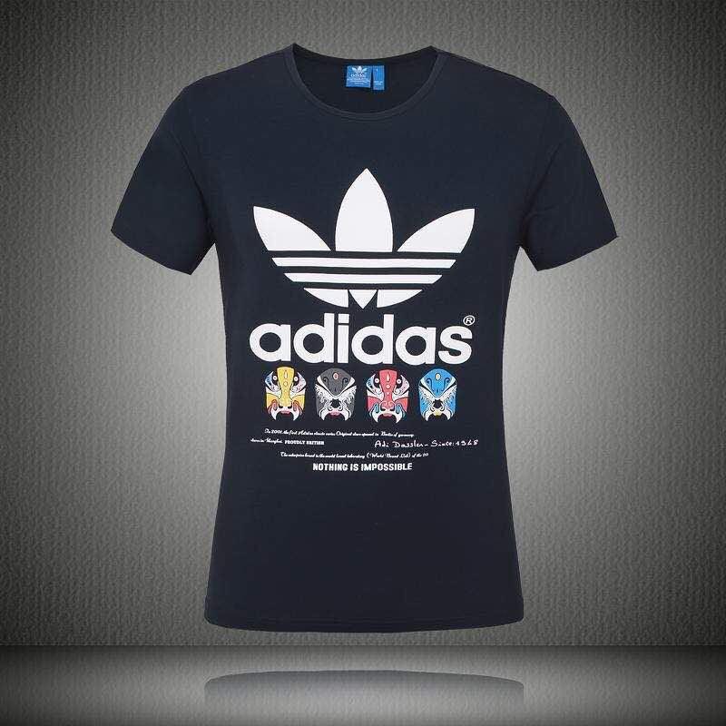 Adidas Originals Black Trefoil T-Shirt Short Sleeve - Obeezi.com