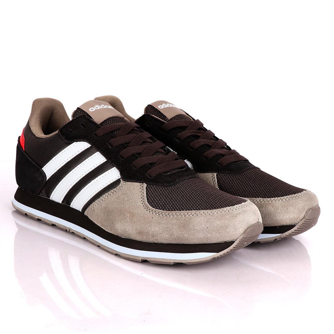 Adidas Originals Brown And Grey Sneakers - Obeezi.com