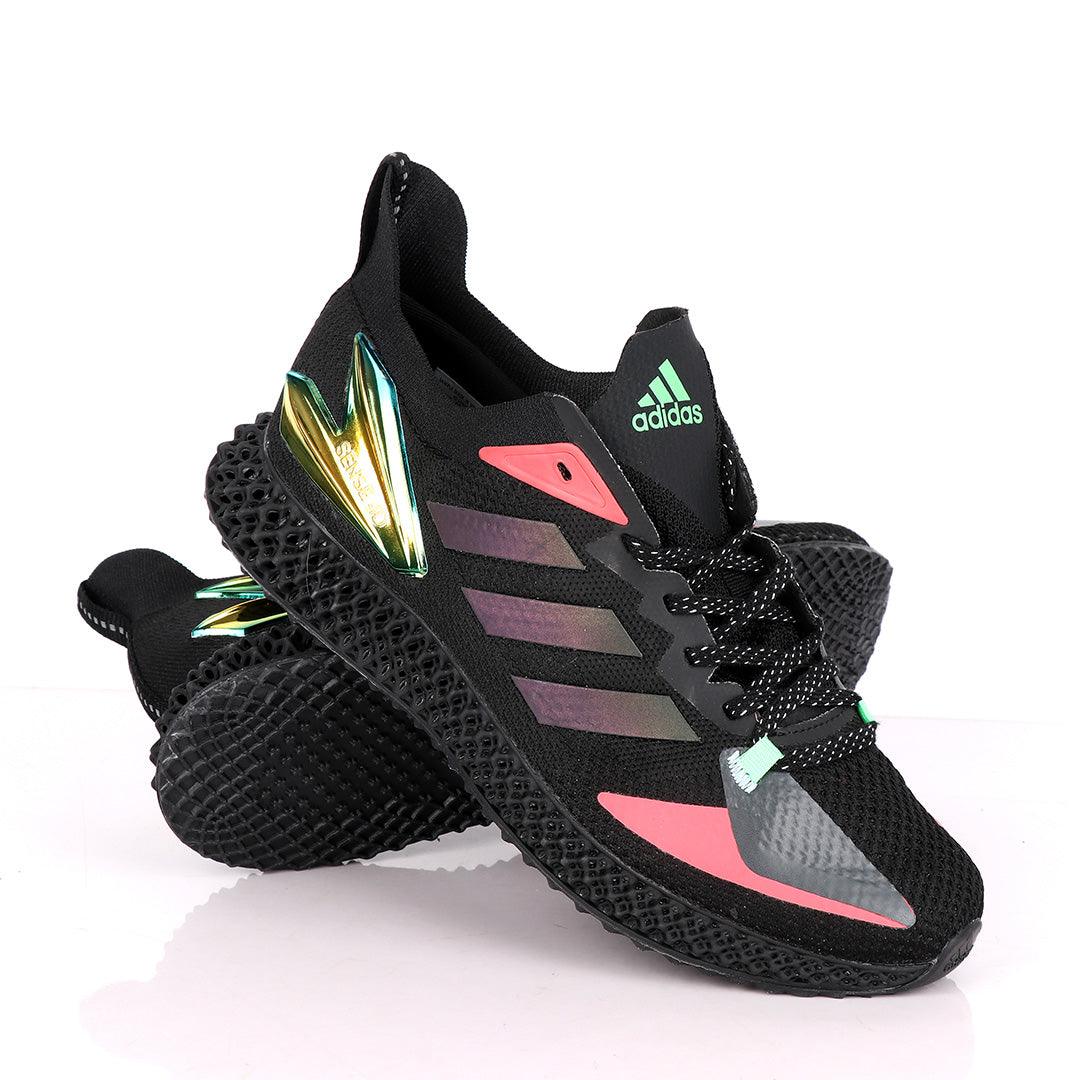 Adidas Originals Consortium Sense 4D Black And Maceron Sneakers - Obeezi.com