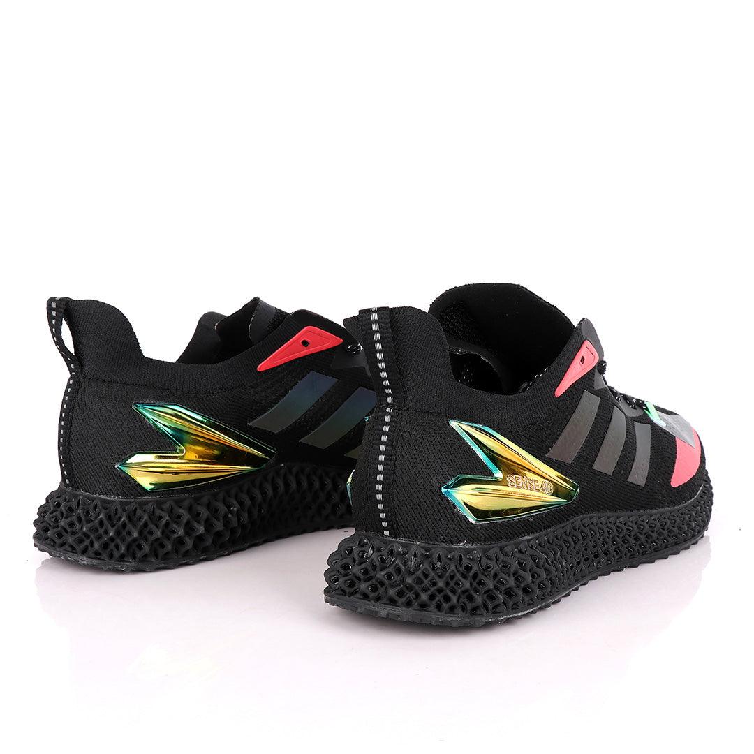 Adidas Originals Consortium Sense 4D Black And Maceron Sneakers - Obeezi.com