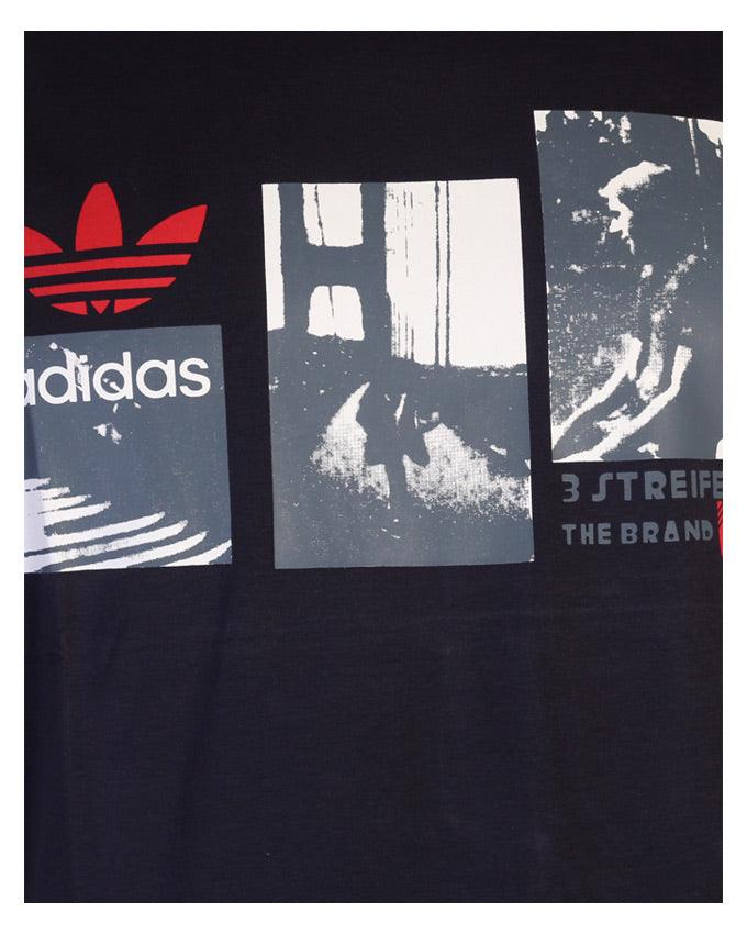 Adidas Originals Graphic Black Round Neck T-Shirt - Obeezi.com
