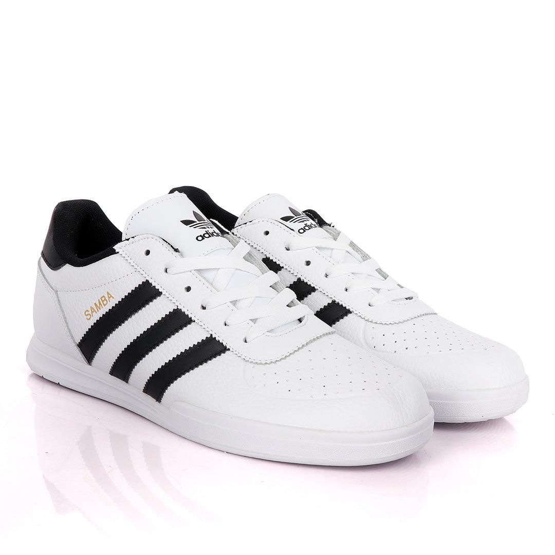 Adidas Samba Palace White And Black Sneakers - Obeezi.com