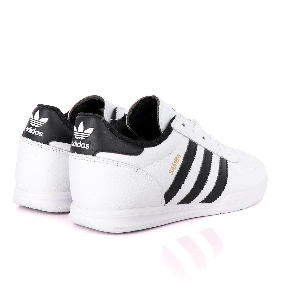 Adidas Samba Palace White And Black Sneakers - Obeezi.com