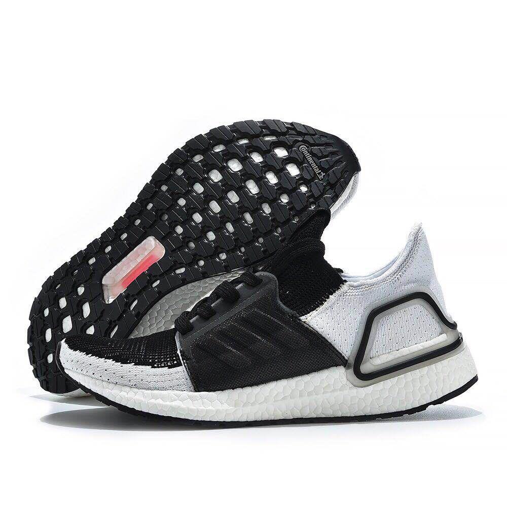 Adidas Ultra Boost 19 Black/White Sneakers - Obeezi.com