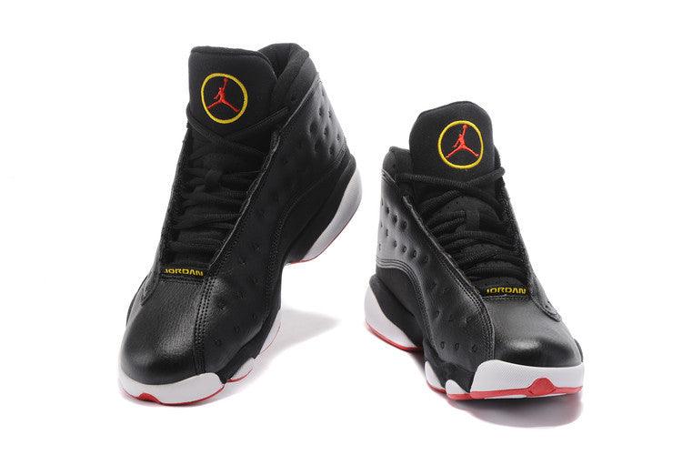 Air Jordan 13 Playoffs Black Red Hightop Sneakers - Obeezi.com