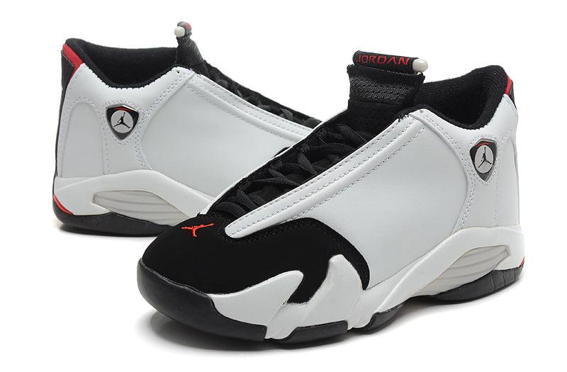 Air Jordan 14 Xiv Gs Black Toe White/Black-Varsity Sneakers - Obeezi.com