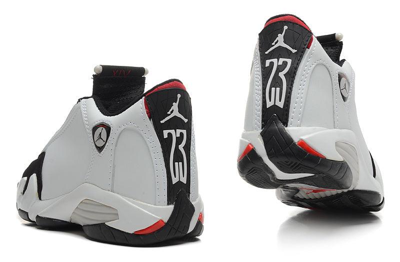 Air Jordan 14 Xiv Gs Black Toe White/Black-Varsity Sneakers - Obeezi.com
