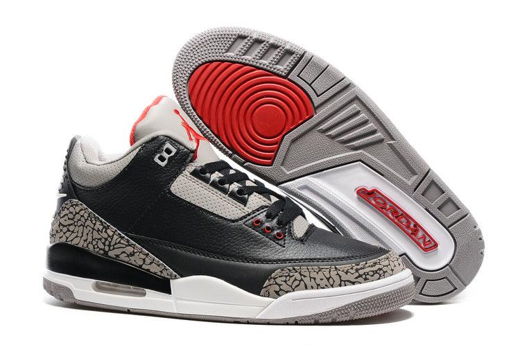 Air Jordan 3 OG Retro Black Cement Basket Ball Sneaker - Obeezi.com