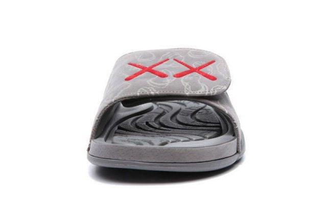 Air Jordan 4 Cool Grey Glow in Dark AJ4 Men's Slides Sandals Flip Flop - Obeezi.com