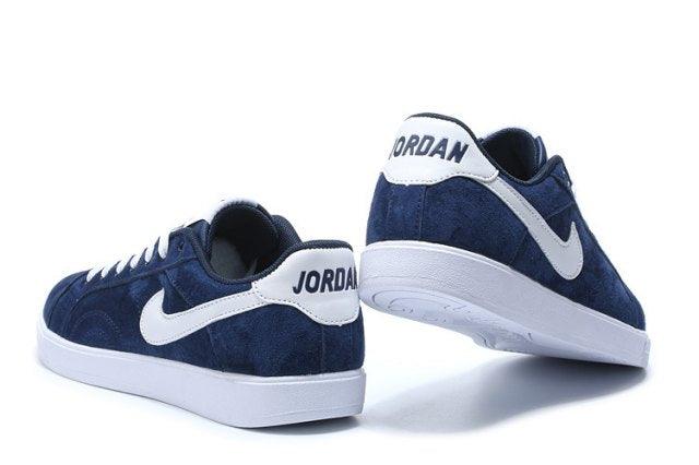 Air Jordan Sky High OG Suede Blue White Men's Running Shoes - Obeezi.com