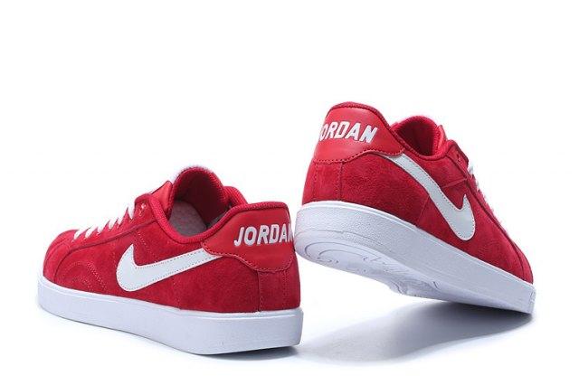 Air Jordan Sky High OG Suede Red White Men's Running Shoes - Obeezi.com