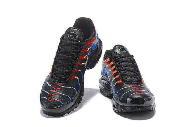 Air Max Plus Tn France Kylian Mbappe Black Blue Red Gold Men's Running Shoes - Obeezi.com