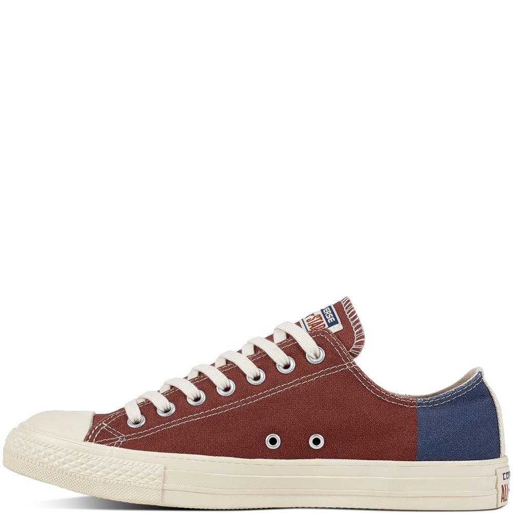 All Star Converse Mens And Womens Brown Blue Sneakers - Obeezi.com