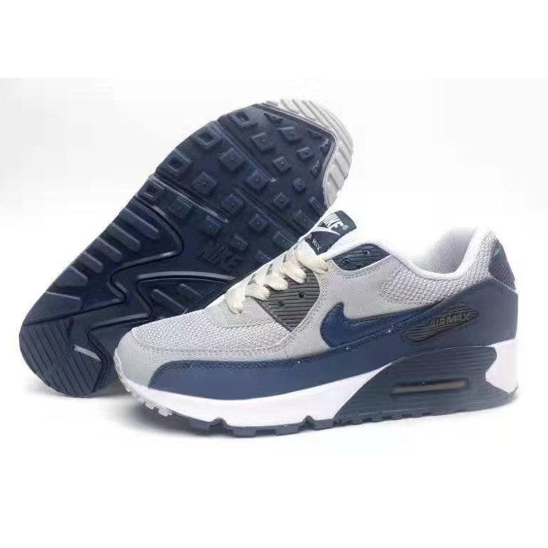AM 95 Blue Grey Red Running Sneakers - Obeezi.com